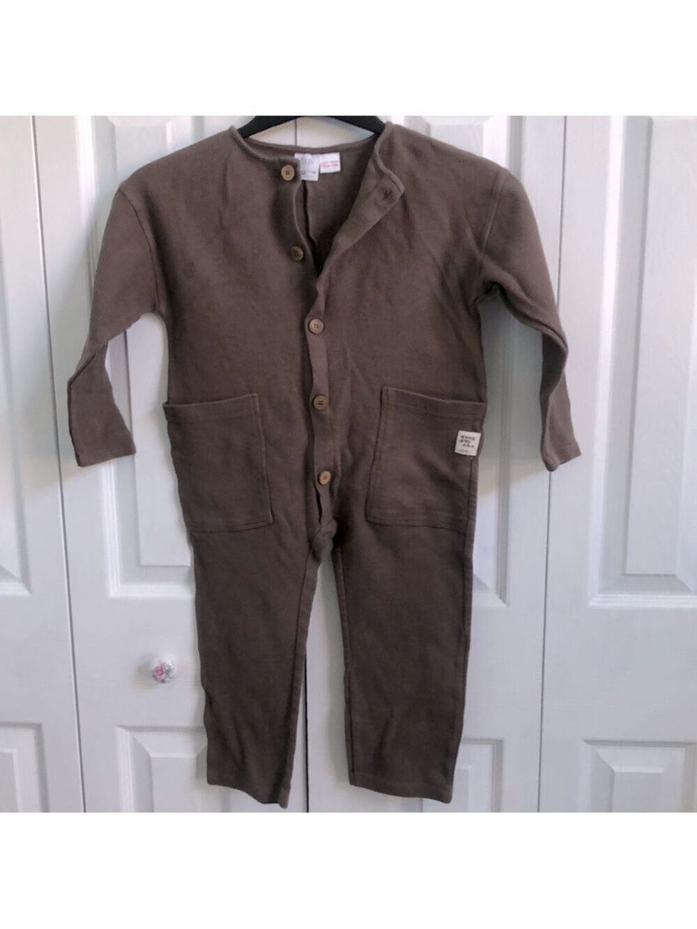 ZARA Kids Unisex Romper/Jumpsuit Mocha Brown Size 4-5